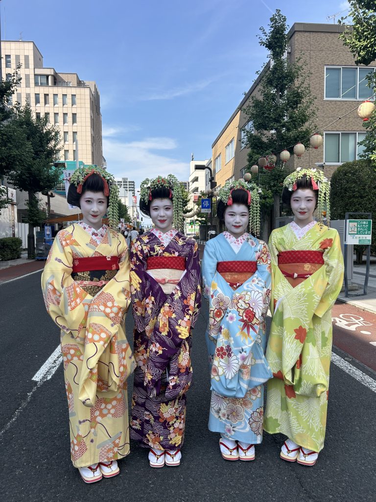 山形花笠まつりのイベント「サマーフェスティバル」にやまがた舞子も参加いたしました。